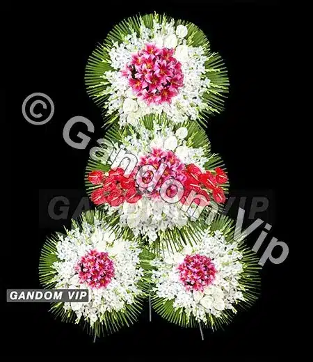 تاج گل ترحیم سه طبقه کد 951