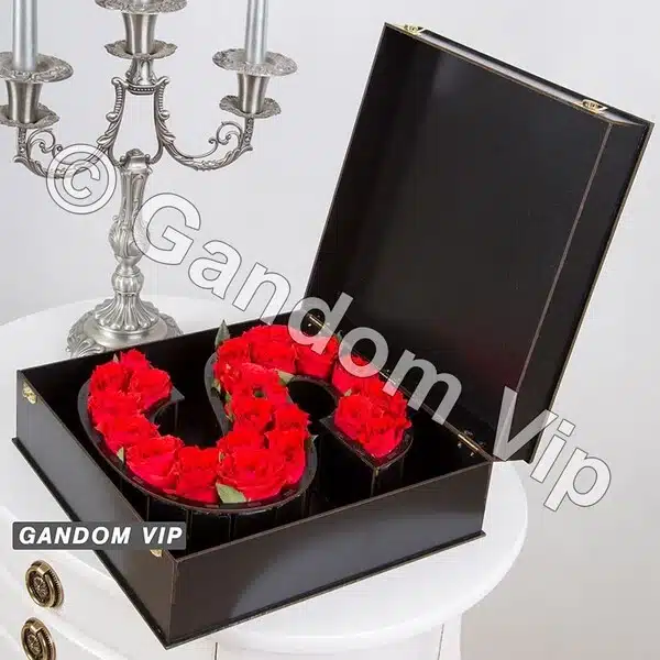 باکس گل حرف S