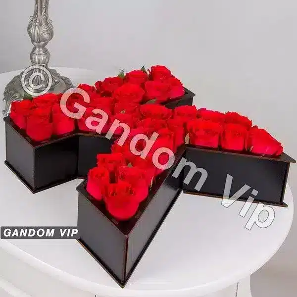 خرید باکس گل حروف