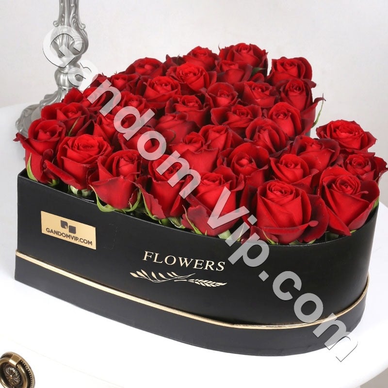 باکس گل قلب