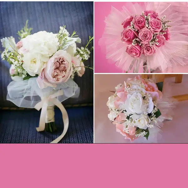 دسته گل حلقه ای عروس