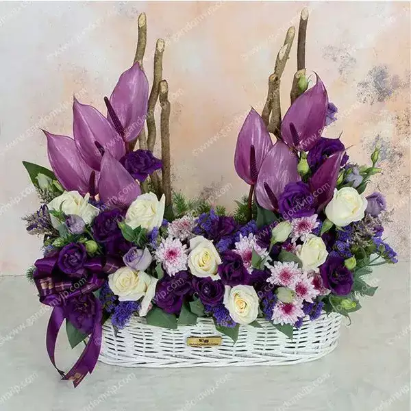 سبد گل خواستگاری کد 708