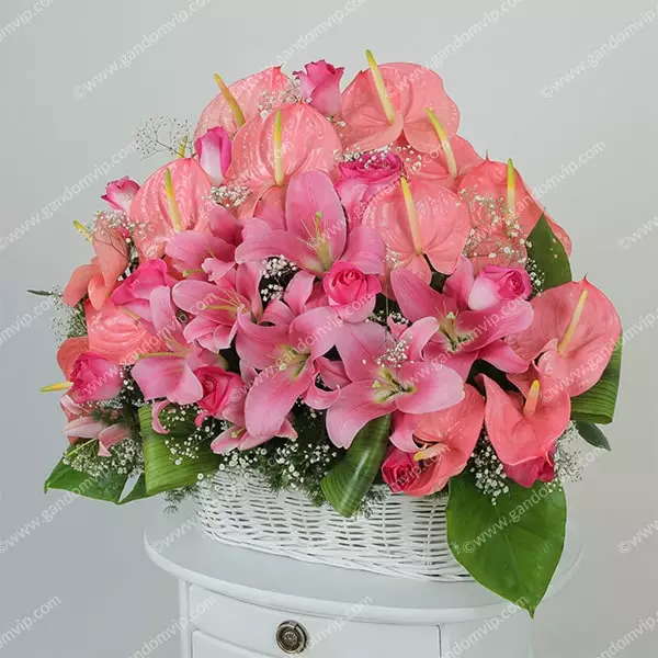سبد گل کد 706