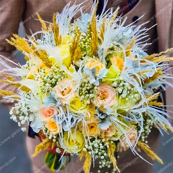 دسته گل عروس کد 1022