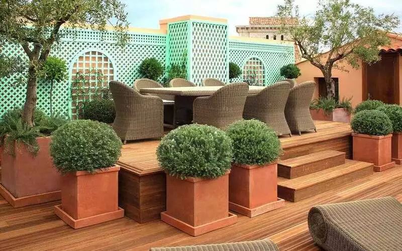 گلدان مناسب روف گاردن